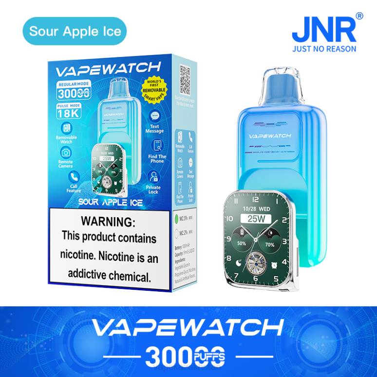 JNR Vape Watch Z4NJ5 Sour Apple Ice vape kazakhstan