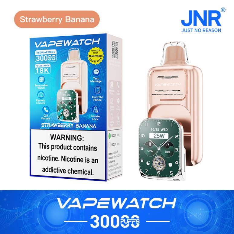 JNR Vape Watch Z4NJ7 Strawberry Banana vape shop astana e-liquid