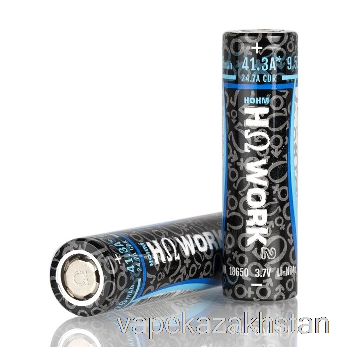 Vape Kazakhstan Hohm Tech WORK 2 18650 2547mAh 25.3A Battery Two Batteries Pack