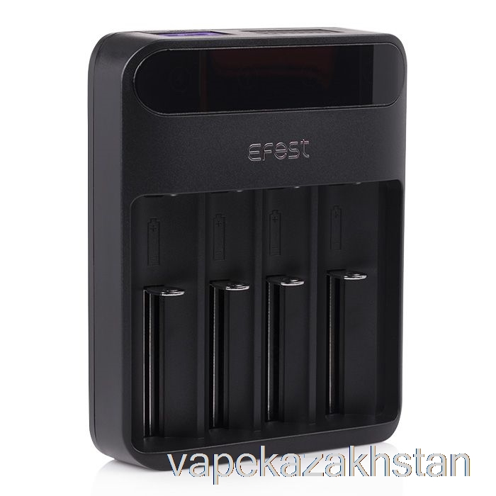 Vape Disposable Efest LUSH Q4 4-Bay Intelligent LED Battery Charger