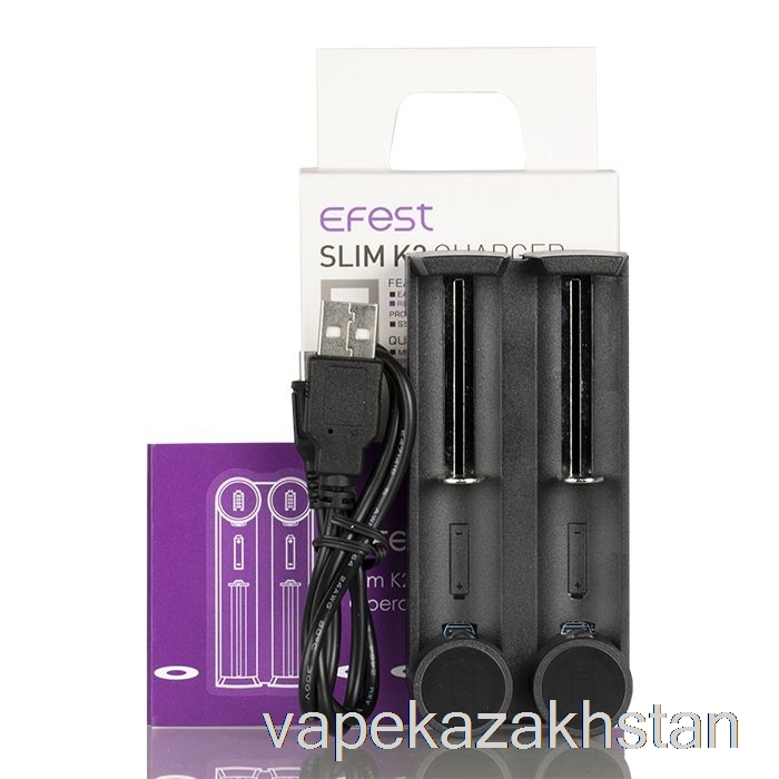 Vape Disposable Efest SLIM K2 Two-Slot Battery Charger