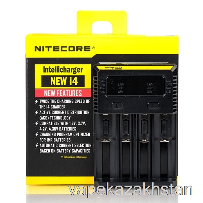 Vape Disposable Nitecore i4 Battery Charger V2 (4-Bay)